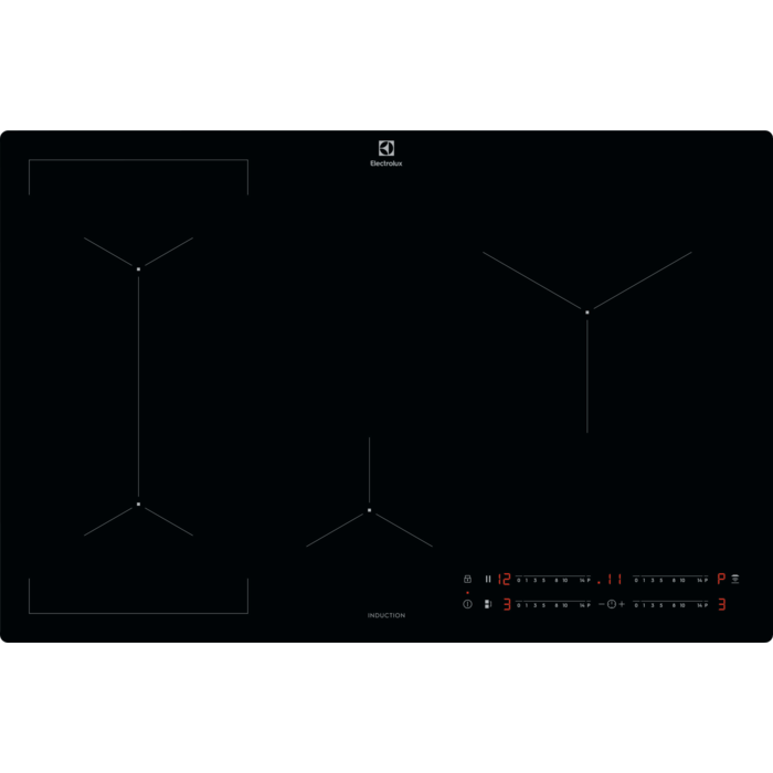 Autarkes Induktionskochfeld / Hob²Hood / 80 cm